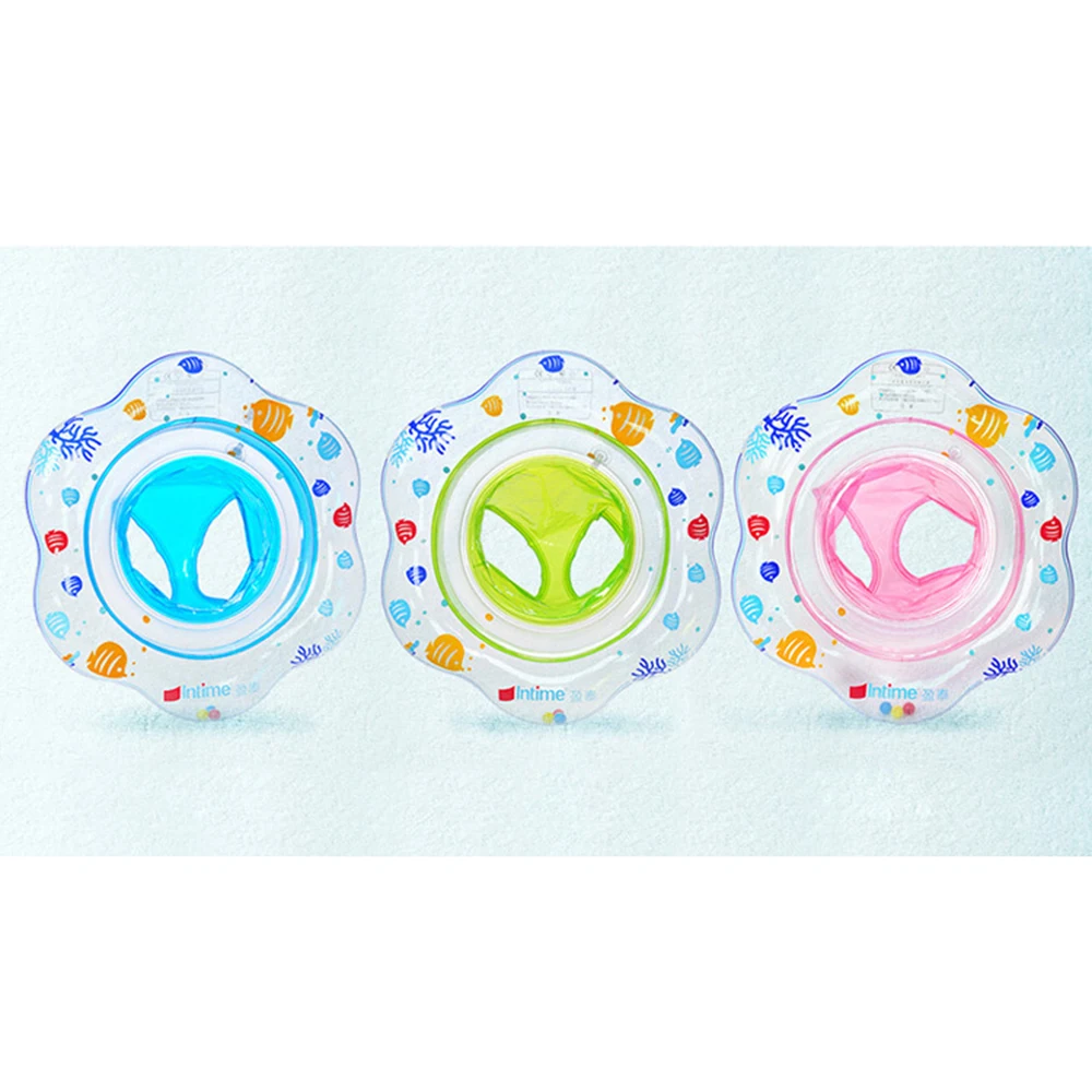 Cores da Criança do Bebê Impresso para Sentar na Piscina de Natação do Bebê Bonito Brinquedo Infantil Seguro Float Swim Anel Piscina Flutuante Inflável 52*21 cm 3 4 Anel Piscina Flutuante Inflável Impresso Para sentar na Piscina de Natação do bebê