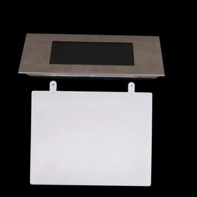 2019 NEW 4 LED solar light Outdoor stainless steel House number Indicator light for Outdoor courtyard wall light solar lamp (7)