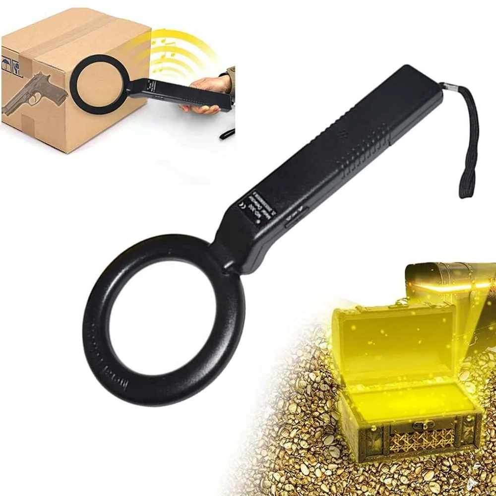 MD300 Metal Detector Round Handheld Small High Sensitivity Scanner Security Instrument Checker for Airport Subway Hospital | Инструменты