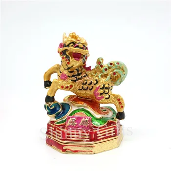 

Enamel Craft Kylin shape trinket box for Animal jewelry box SCJ613