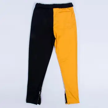 

Men's Gym Slim Fit Trousers Tracksuit Bottoms Skinny Patchwork Joggers Sweat Track Pencil Pants