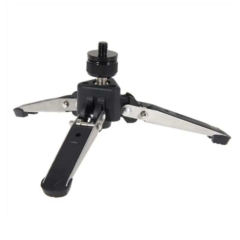 Universal Mini Camera Tripod 1/4 3/8 Screw Mount Adapter Stainless