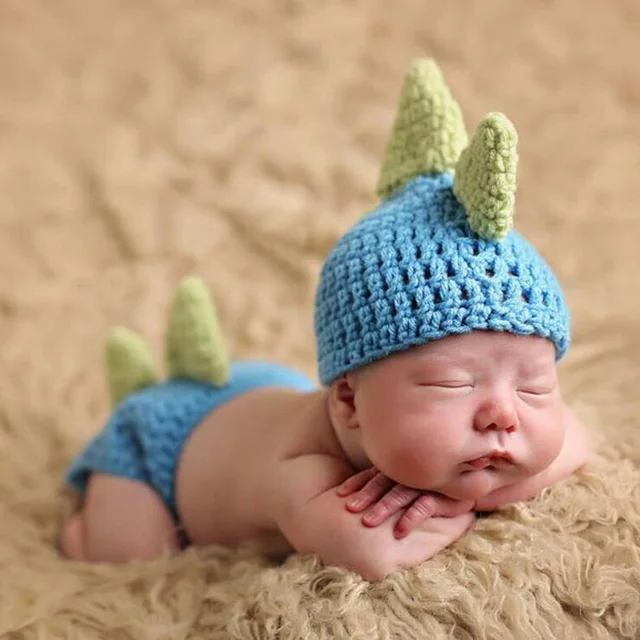 newborn baby photography unicorn crochet hat props infant photo