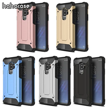 

200pcs Tough Armor Hybrid PC Cover For Samsung S10 5G E S9 S8 Plus Note 10 10+ 9 8 Soft Silicone Daul Rugged Anti-knock Cases