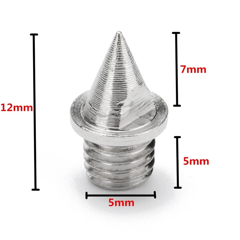 Новинка 120 шт. шипы-шпильки для обуви, сменные шипы для спортивной беговой обуви, кроссовки, винтовой захват 7 мм