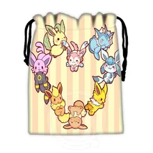 Изготовленные на заказ Eevee#4 модные дизайнерские сумки на шнурке для мобильных телефонов, планшетных ПК, упаковка в подарок, Bags18X22cm SQ00729-@ H0566