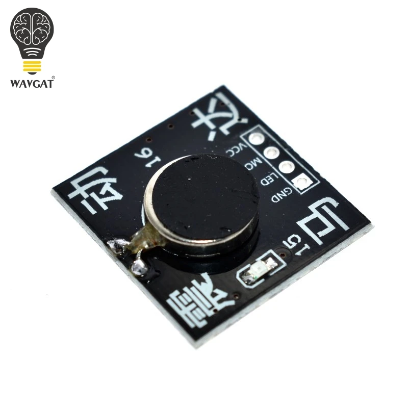

WAVGAT 5V Vibrating Vibration Motor Module High and Low Level Vibration Mini Motor Module for Arduino.