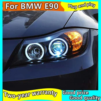 

Car Styling Head Lamp case for BMW E90 330i 325i 320i 318i 2005-2012 LED Headlight DRL Daytime Running Light Bi-Xenon HID
