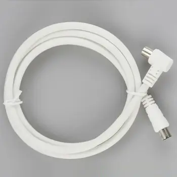 

White RF single Coax Cable TV RF cable 1m 1.5m 2m RCA Coaxial 1pc Antenna Aerial Lead Cable Male to Male