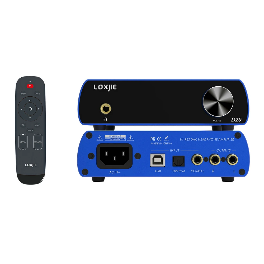LOXJIE D20 HIFI Digital Audio DAC and Headphone Amplifier Uses DAC Chip AK4497 Support DSD512 PCM 32bit/768kHz LOXJIE D20 HIFI Digital Audio DAC and Headphone Amplifier Uses DAC Chip AK4497 Support DSD512 PCM 32bit/768kHz
