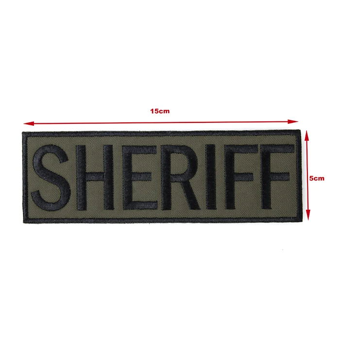 

Embroidery Sheriff Tactical Airsoft Morale Patches Badge(STG051156)