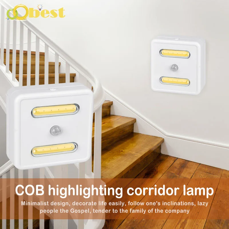 

2Pcs Waterproof COB led lamp Simple style AC85-265V wall mounted white or warm white corridor aisle outdoor light