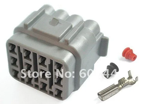 

5SET Male connector female wire connector 12 pin connector terminal Plugs socket Fuse Wire harness Soft Jacket DJ7121Y-2.3-21