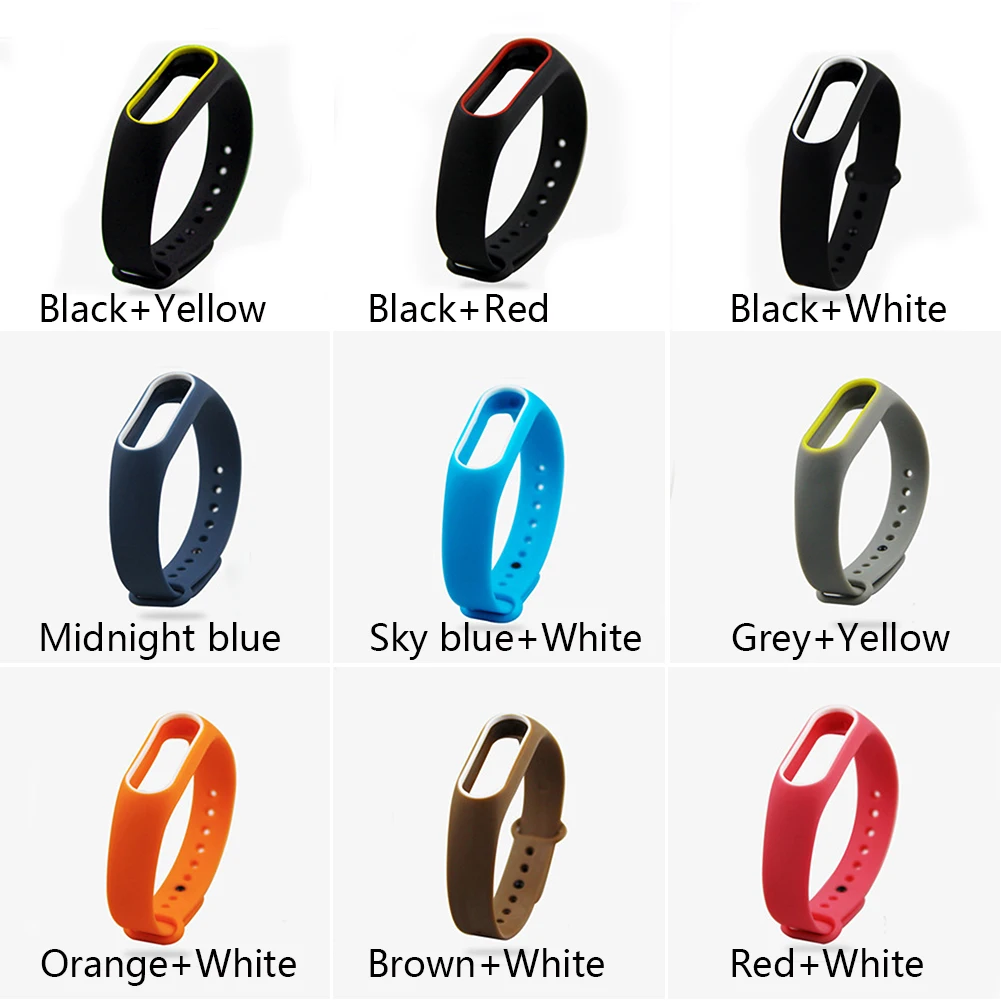 Шикарный силиконовый браслет на запястье сменный Браслет для Xiaomi MI Band
