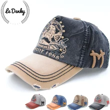 2016 new male female general cotton outdoor golf cap adult couple baseball cap holes ripped leisure tourism sun hat