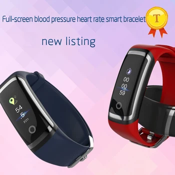 

Waterproof new Bluetooth SmartBand 24 hours Continuous Heart Rate Monitor Fitness Tracker Bracelet Smart band For Android IOS