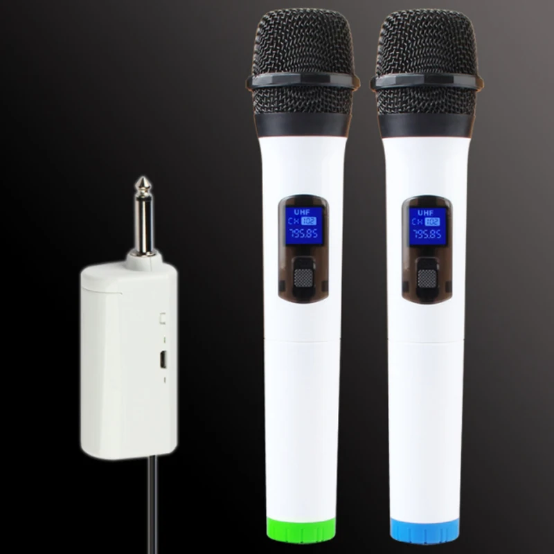 Беспроводной микрофон конференции домашнее караоке песня наружное аудио один для двух настольных компьютерный усилитель bluetooth микрофон