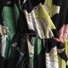 2017 Summer Beach Dress Women Floral Print V Neck Sexy Dress Elastic High Waist Loose Split Dresses Bohemia Dress Vestidos Mujer