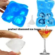 Распродажа ромбовидный Форма DIY 3D форма для льда чайник Бар вечерние поддон для льда силикона шоколада плесень Ho Применение держать Применение Кухня аксессуары