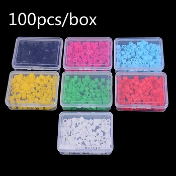 

100Pcs Multi-Color Autoclavable Universal Dental Orthodontic Universal Silicone Instrument Color Code Rings