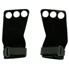 1 пара ручной захват коровья кожа Бодибилдинг тренировка гимнастика защита ладоней перчатка Потяните Вверх Бар перчатка для спортзала