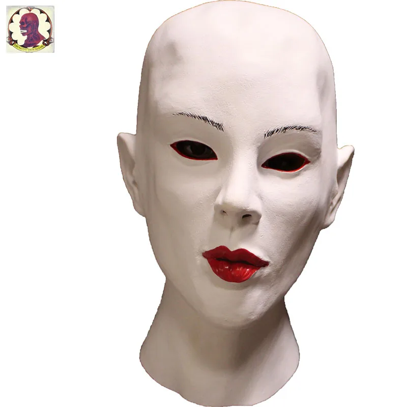 

2018 Fashion Latex Human Party Cosplay Beauty Face For Party Mask Beautiful Face Women Full Head Carnival Mask Halloween