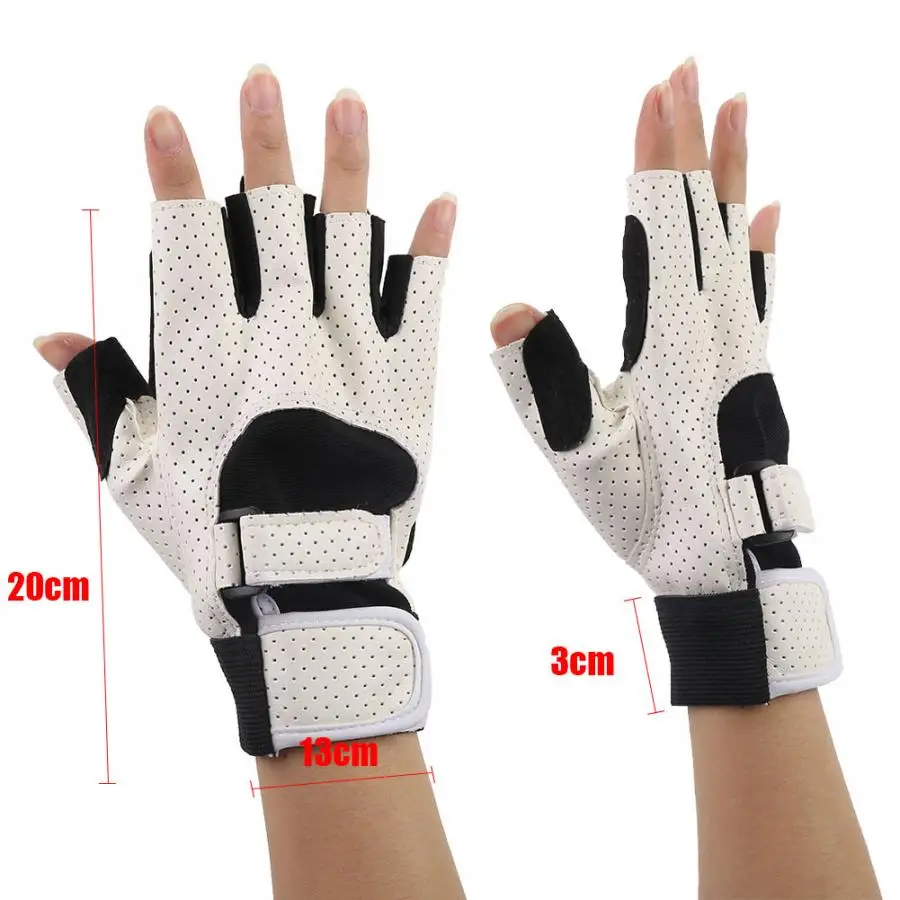 Полупальцевые велосипедные перчатки Спортивные противоскользящие дышащие перчатки с ремешком на запястье фитнес тяжелая атлетика велосипедные перчатки