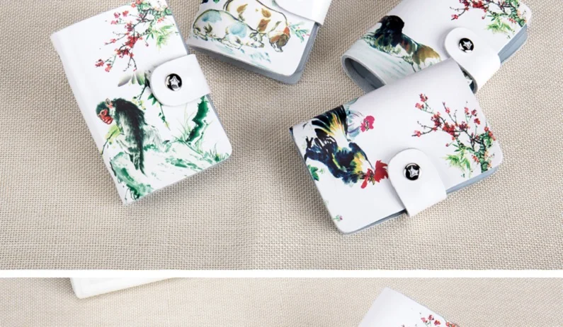 Chinese zodiac Dog Card Holde Wallet HCL663 Details (03)