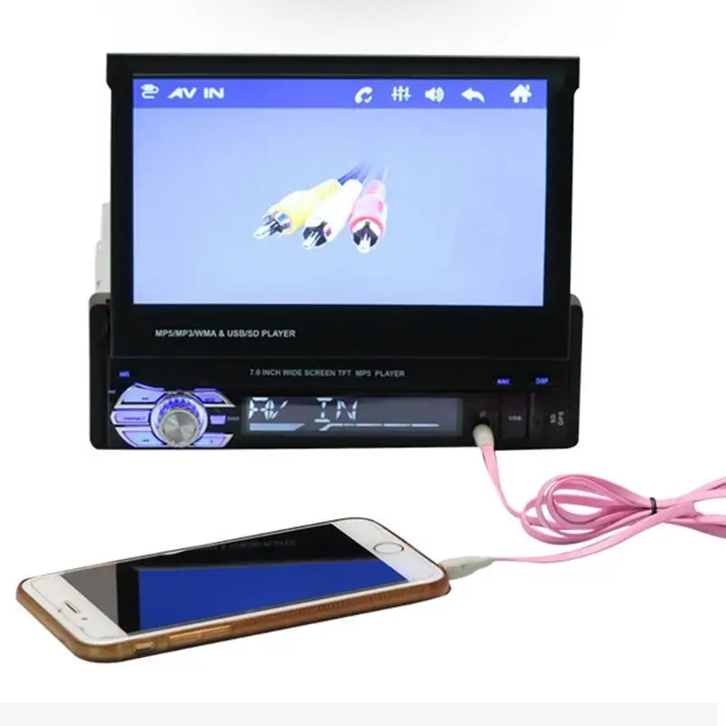 Flash Deal 7in Touch Bluetooth Car GPS MP5/MP3 Player Radio USB/TF/AUX Map+Rearview Universal GPS Navigation 11