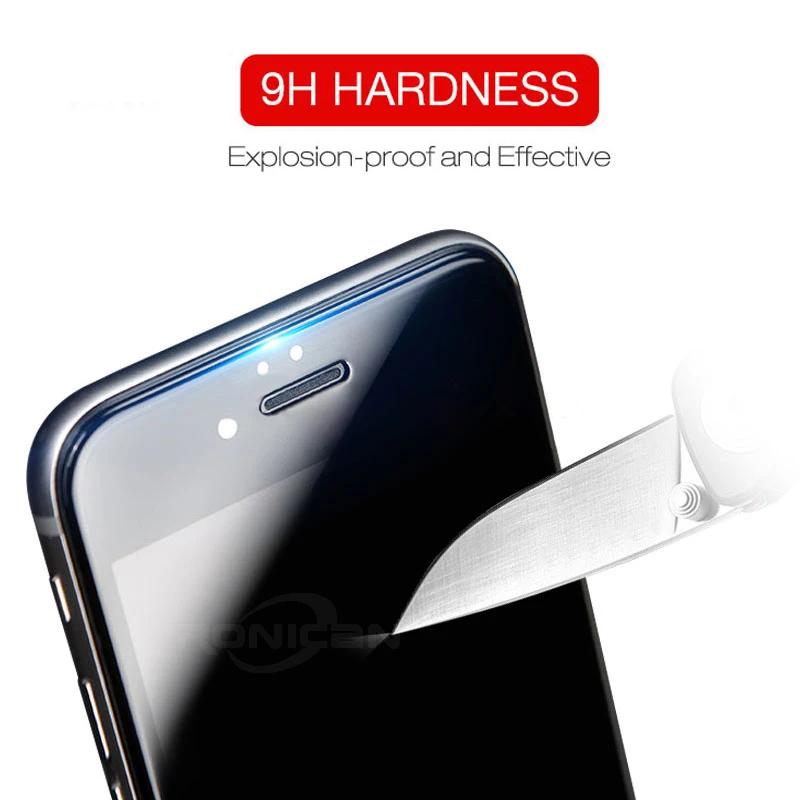 5D полное покрытие с закругленными краями закаленное стекло для iPhone 6 6s 7 8 Plus
