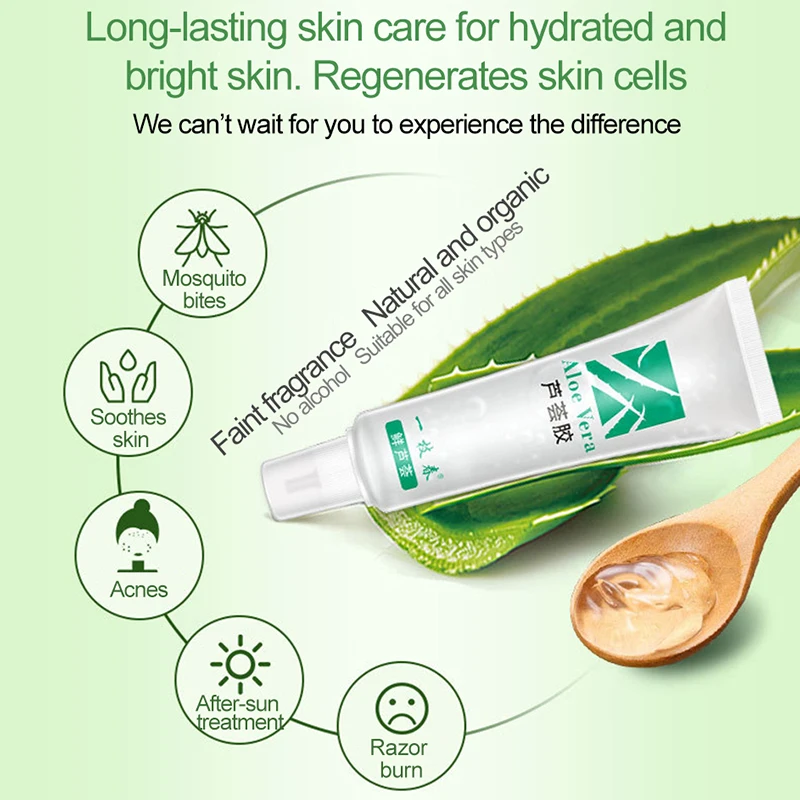 OneSpring Aloe vera gel face cream Anti Acne Anti-sensitive Oil-control Repair after-sun moisturizer relieving itching skin care OneSpring Aloe vera gel face cream Anti Acne Anti-sensitive Oil-control Repair after-sun moisturizer relieving itching skin care