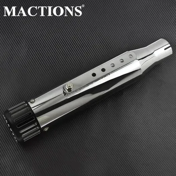 

Motorcycles Slip-On Exhaust No Muffler Pipe For Harley Sportster 51mm Tail Pipe 2014-2015 Chrome Stainless Steel Exhaust