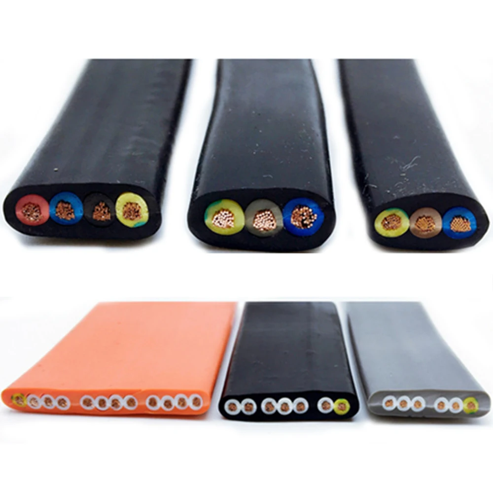 

Driving Fat Cable TVVB 10-core Electric Door Retractable Door Soft Special Line Flat 10Pin 1 /1.5 /2.5 square Line cable