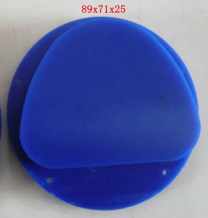 

10Pcs 89x71x25mm Dental Amann Girrbach CAD CAM Milling Wax Blue Color,dental lab clinic material ,DHL Delivered