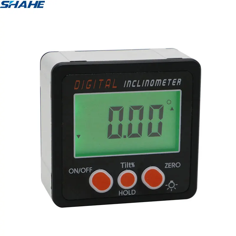 

Electronic Protractor inclinometer With Back light Angle Bevel Box Magnetic Base Inside Angle Meter Measuring Tool