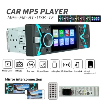 

Autoradio 1din Car Radio 4.1" HD Multimedia Player 1DIN Auto audio Stereo MP5 Bluetooth USB TF FM Camera MP3 RADIO