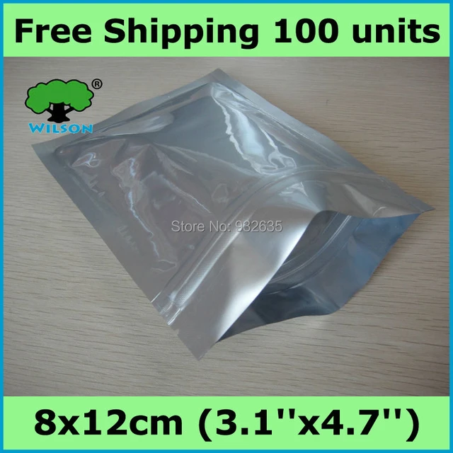Zip-lock Bag, 8x12 cm, 0,05 mm, 100 pc