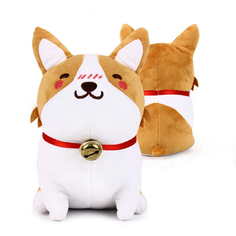 

1pcs 10/20cm Cute Corgi Dog Plush Toy Stuffed Dolls Lovely Soft Animal Cartoon Dog Plush Keychain for Baby Kids Christmas Gift