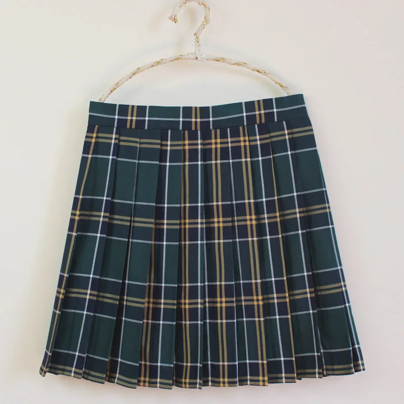 black mini skirt The New Campus Style High-waisted A-line Skirt Sweet Plaid Pleated Skirt School Uniform Skirt for Girls floral skirt Skirts