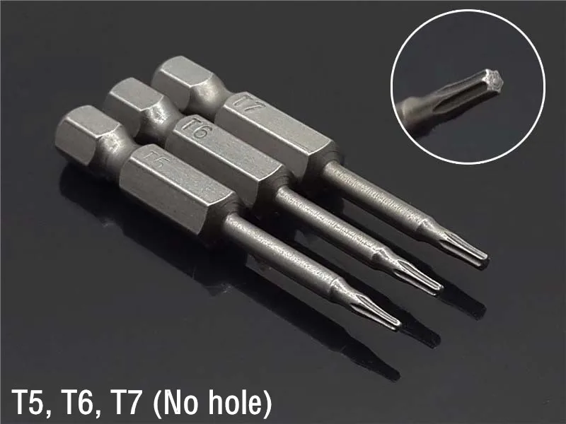 50mm 8Pcs OR 12Pcs Set Security Tamper Proof Magnetic Screwdriver Drill Bit Screw Driver Bits Hex Torx Flat Head 1/4" Hand Tools - Image 4