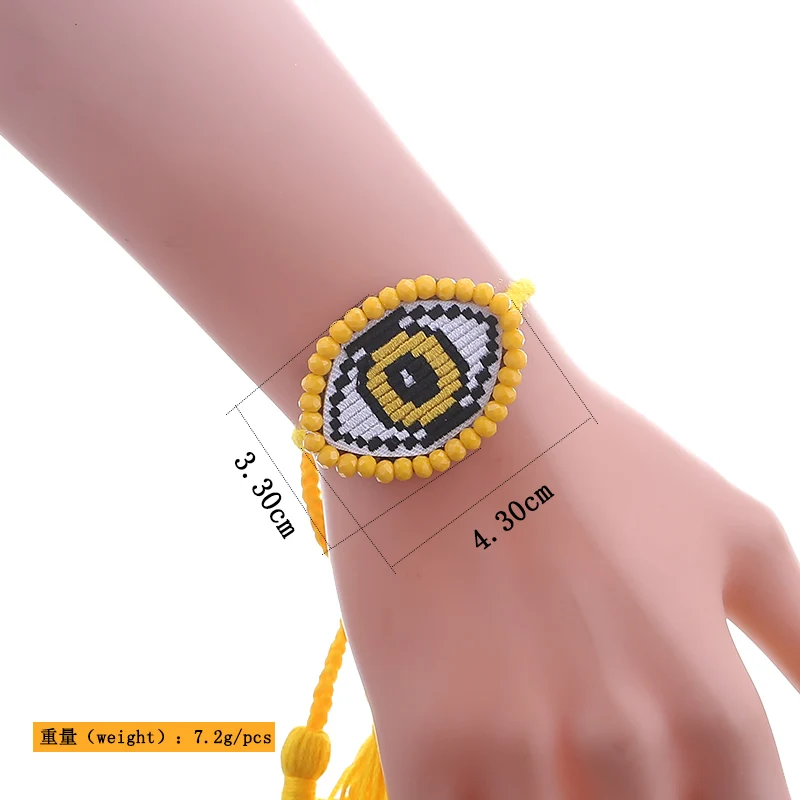 bohemian eye beads bracelets for Women (3)