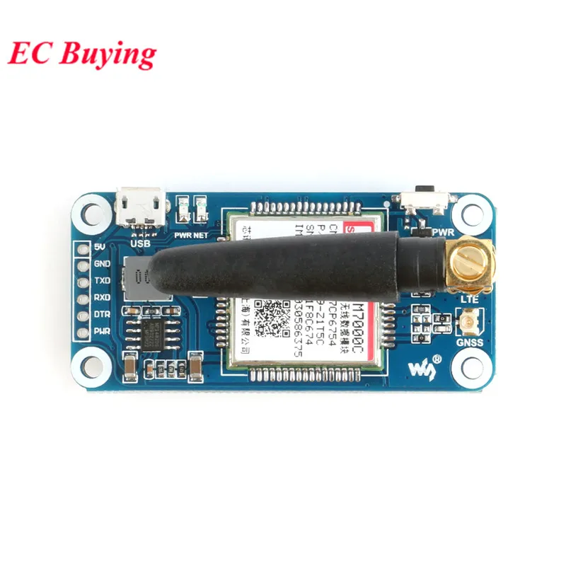 Плата разработки SIM7000C модуль NB IoT/eMTC/EDGE/GPRS/GNSS/GPS 4G плата расширения связи для Raspberry