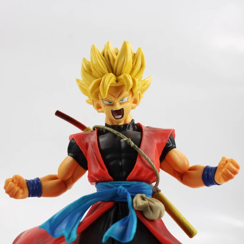 20 стилей Dragon Ball Z Супер Saiyan fe сын Goku vegeta воины прыгали 50th черный Scultures золотистым фигурка из ПВХ фигурка игрушки