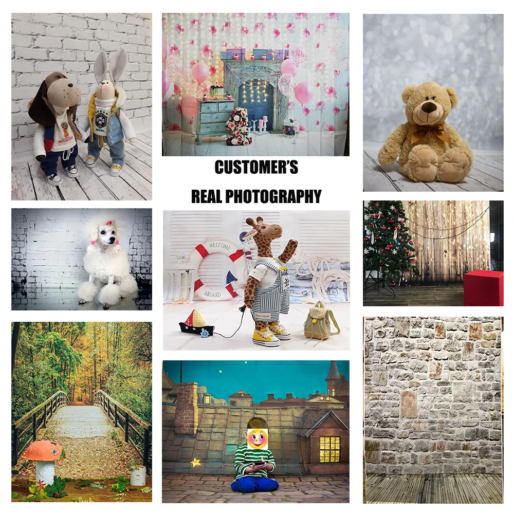 New210x150cm Backdrop Curtains Vinyl Cute Cartoon for Children Fresh Look Color Wall-Mounted Decoration Wall Covering Party Flowers Wall Background Vinyl Photography Backdrops Newborns for Studio