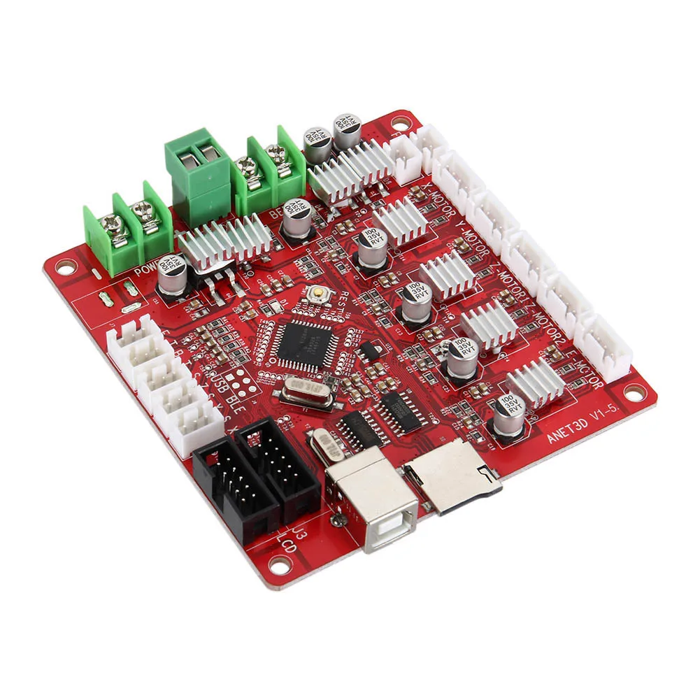 

ANET V1.0 3D Printer Motherboard 12V LCD Control Board with USB Connector for A2 A6 A8 3D Desktop Printer LB88