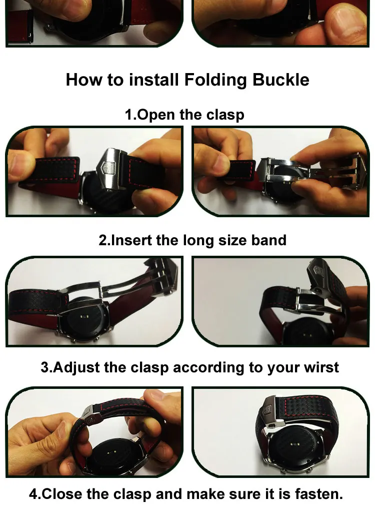 AKGLEADER  samsung gear s3 horlogeband for apple watch series           (8)