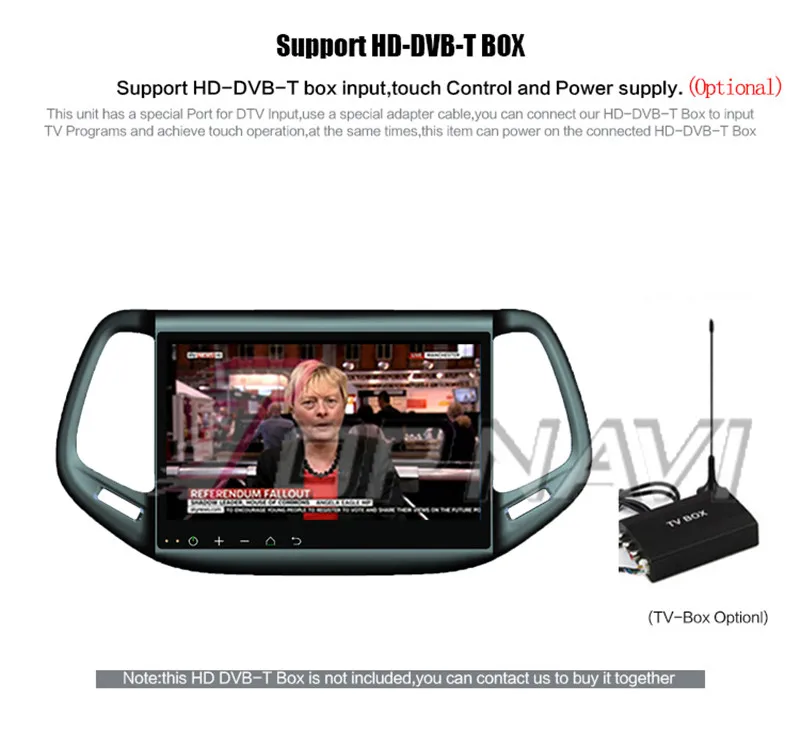 dvd player headrest For Jeep Compass 2016