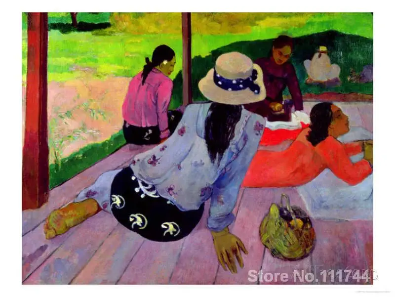 

Beautiful Landscapes the siesta Paul Gauguin painting for sale High quality Hand painted
