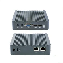 2017 Newest mini pc J1800 dual core cheap fanless pfsense types firewall with 2 intel Gbe Nic mini pc dual lan
