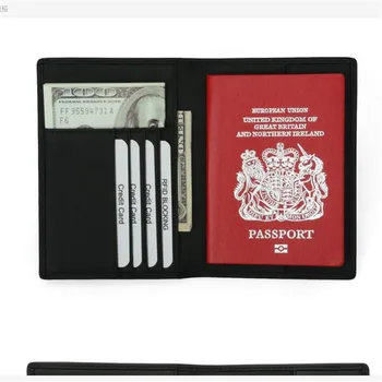 

Vintage Card ID Business Card Holder For Men Purse Case Driving License Bag Passport Cover Registration Travel Credit Wallet